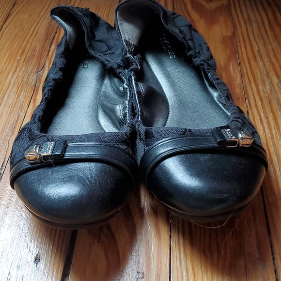Classic coach flats (black) - Picture 1 of 8